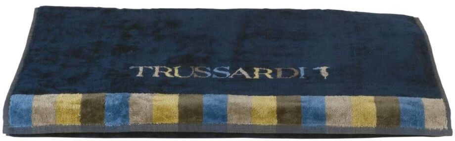 Trussardi Telo bagno asciugamano doccia Turquoise Coast blu