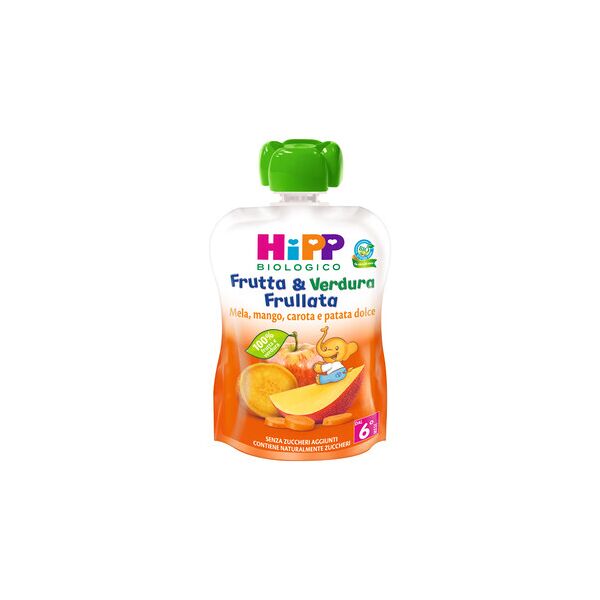 hipp italia srl frutta & verdura frullata mela mango carota hipp bio 90g