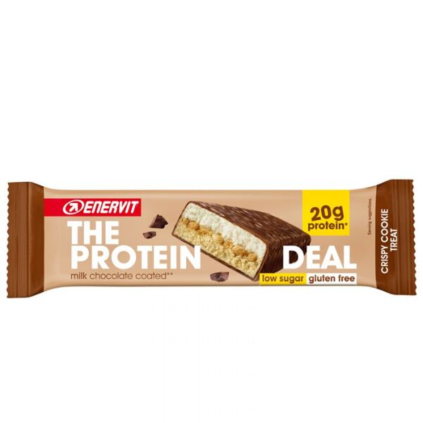 enervit the protein deal crispy cookie treat enervit 55g