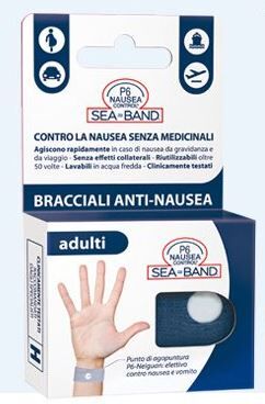 consulteam srl p6 nausea control sea band bracciali anti-nausea adulti dispositivo medico