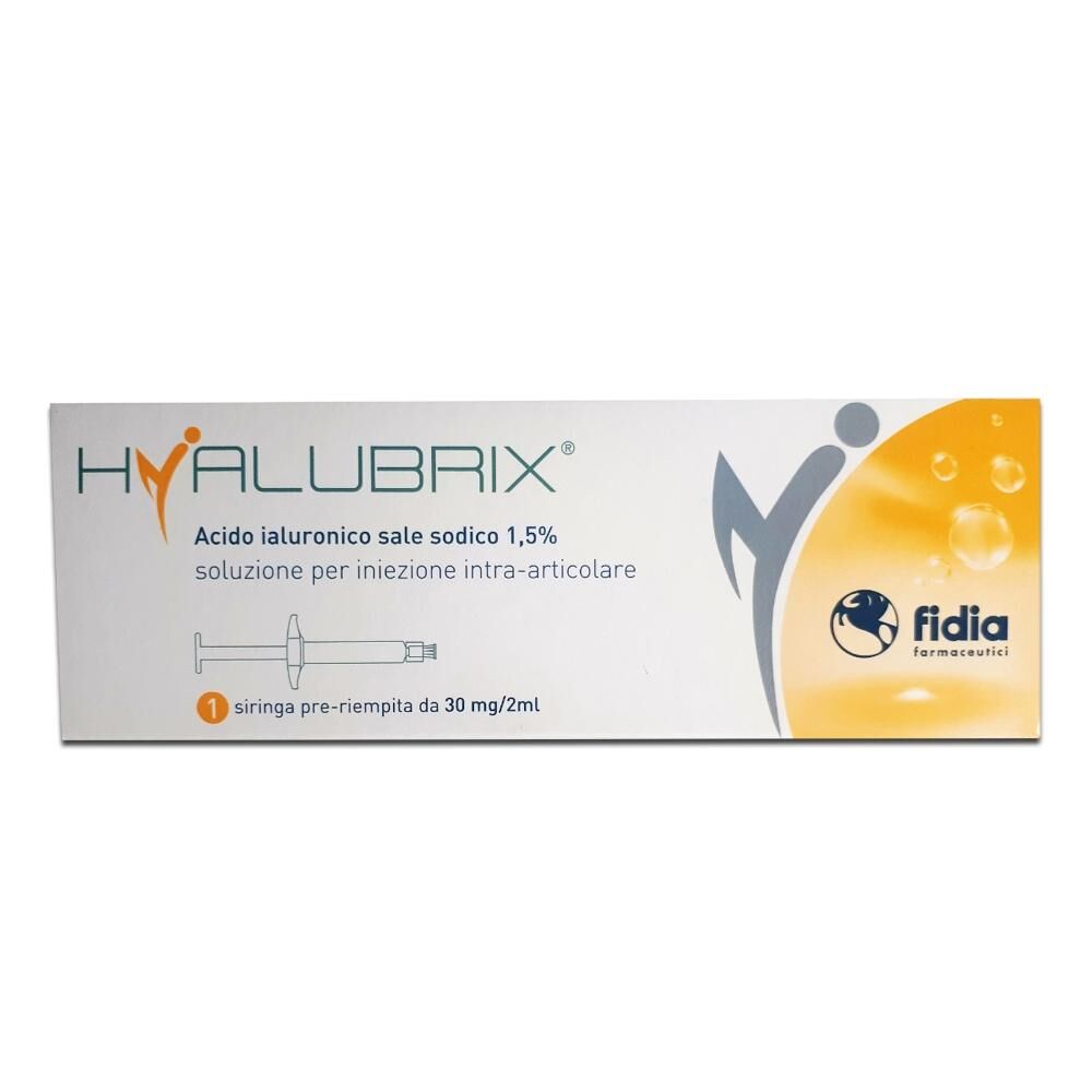 "Fidia Farmaceutici Spa" "Hyalubrix® 30mg/2ml Fidia 1 Siringa Preriempita"