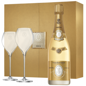 champagne louis roederer cristal 2013 -  champagne louis roederer - cofanetto 2 flute