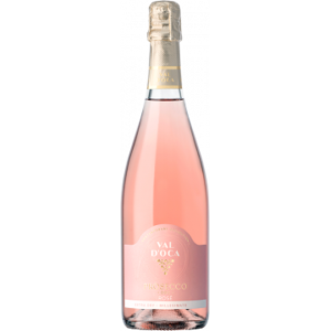 prosecco doc rosé extra dry millesimato 2022 - val d'oca