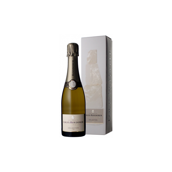 champagne louis roederer - collection 244 - mezza bottiglia - astucciato