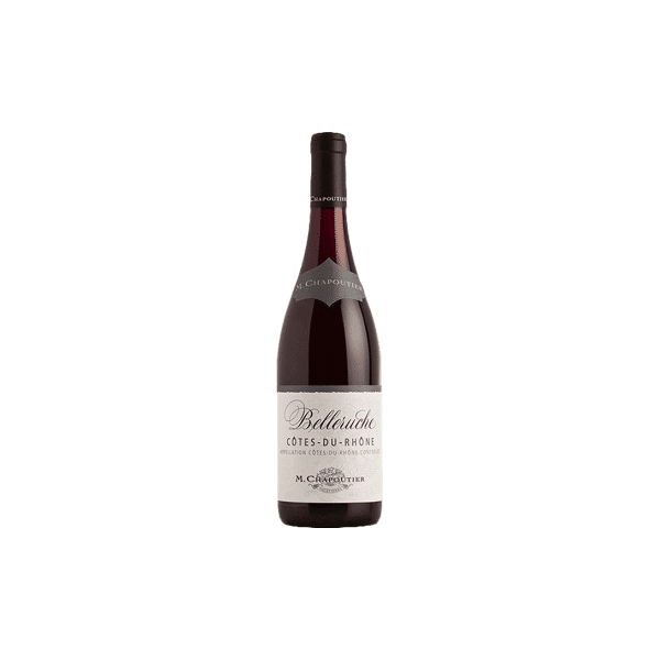 maison michel chapoutier côtes du rhone - belleruche rouge 2022 - m. chapoutier