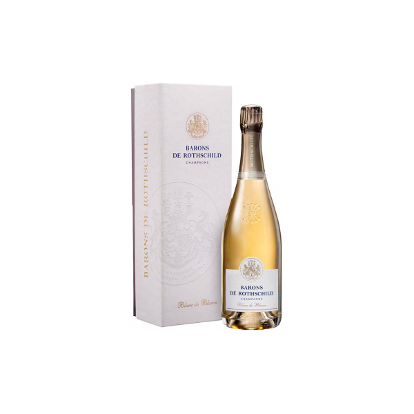 champagne barons de rothschild - blanc de blancs - cofanetto regalo