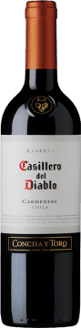 reserva carmenere 2021 - casillero del diablo - concha y toro