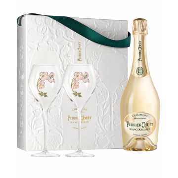 Champagne Perrier-Jouët Champagne Perrier Jouët - Blanc De Blancs - Cofanetto Regalo 2 Flûtes