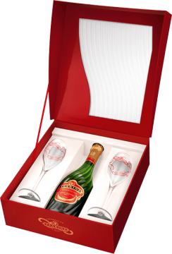 Champagne Tsarine - Cofanetto Regalo Soie 2 Flute