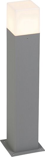 QAZQA Lampioncino moderno 50 cm grigio IP44 - DENMARK QAZQA Lampioncino moderno 50 cm grigio IP44 - DENMARK