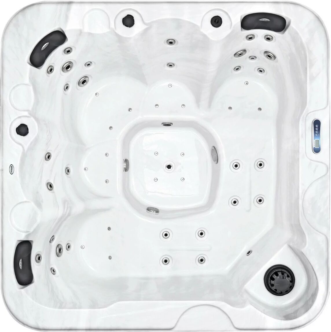 Spatec Jacuzzi Idromassaggio da esterno SPAtec 700B bianco