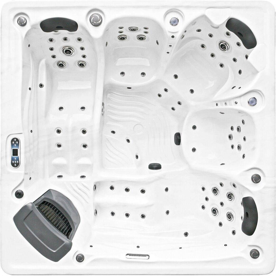 Spatec Jacuzzi Idromassaggio da esterno SPAtec 850B bianco