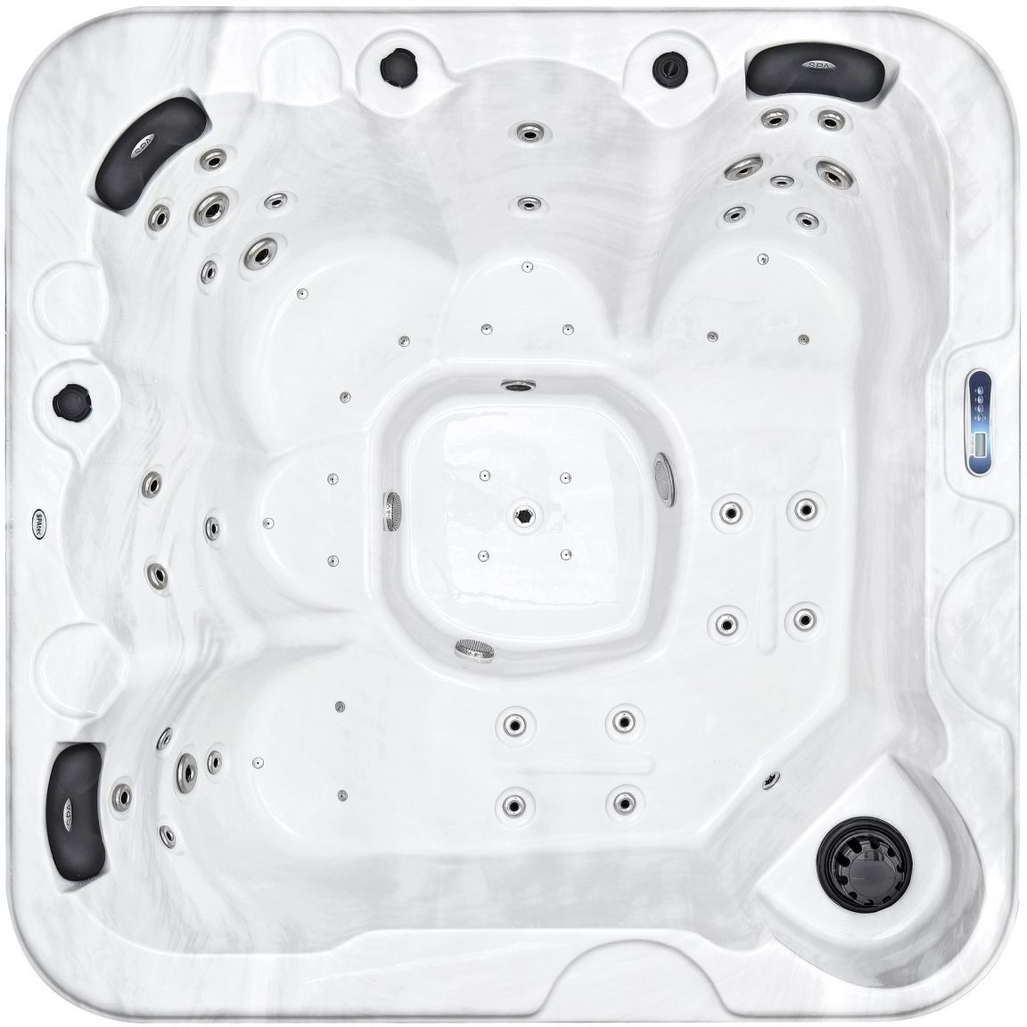 Spatec Jacuzzi Idromassaggio da esterno SPAtec 700B bianco Spatec Jacuzzi Idromassaggio da esterno SPAtec 700B bianco