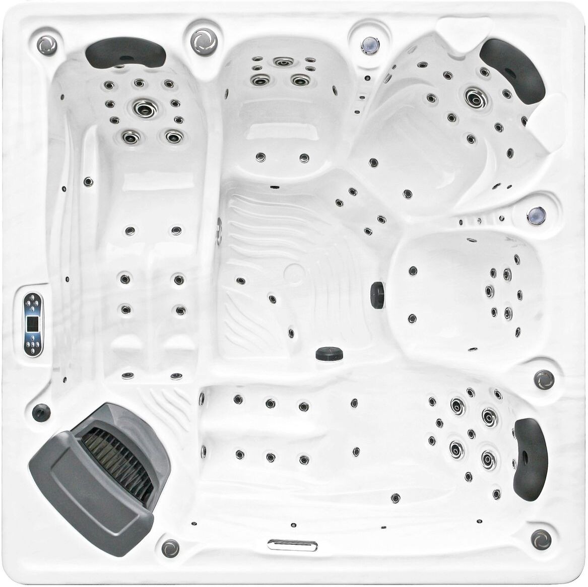 Spatec Jacuzzi Idromassaggio da esterno SPAtec 850B bianco Spatec Jacuzzi Idromassaggio da esterno SPAtec 850B bianco