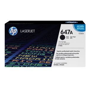 HP toner nero ce260a 647a 8500 copie originale