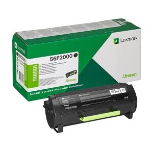 Lexmark toner nero 56f2h00 ms621/mx522 15000 copie originale