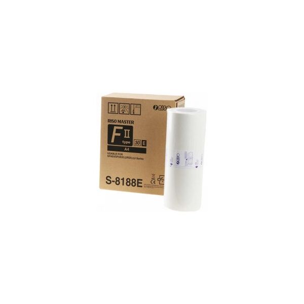 riso nastro a trasferimento termico s-8188e a4 master a4, ez-type 30, pu=2 originale