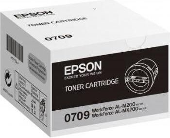 Epson TONER NERO C13S050709 0709 2500 COPIE STANDARD ORIGINALE