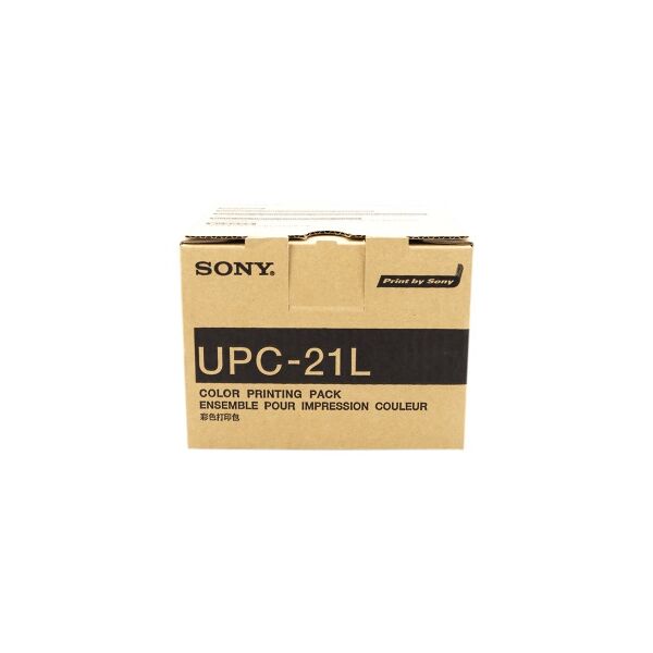 sony value pack differenti colori upc-21l + a6 farb-fotodruckpaket 200 blatt a6 pacchetto  originale