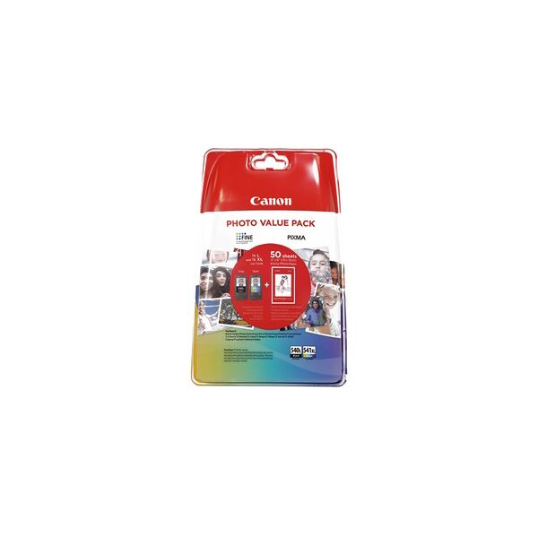 canon value pack nero / differenti colori pg-540l+cl-541xl photo 5224b007 originale