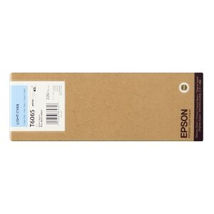 Epson Cartuccia D'Inchiostro Ciano (Chiaro) C13T606500 T6065 220Ml Originale