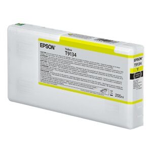 Epson cartuccia d'inchiostro giallo c13t913400 t9134 200ml originale