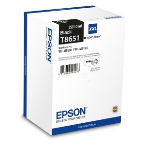 Epson cartuccia d'inchiostro nero c13t865140 t8651 xxl 10000 copie 221ml xxl originale