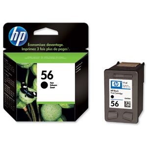 HP cartuccia d'inchiostro nero c6656ae 56 520 copie 19ml originale