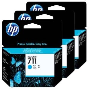 HP MULTIPACK CIANO CZ134A 711 3-PACK 29 ML ORIGINALE