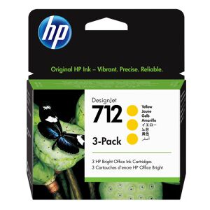 HP MULTIPACK GIALLO 3ED79A 712 ORIGINALE