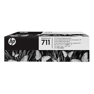 HP testina per stampa nero / ciano / magenta / giallo c1q10a 711 originale