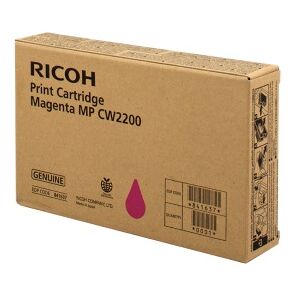 Ricoh cartuccia d'inchiostro magenta 841637 mp cw2200m 100ml originale