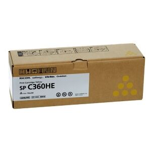 Ricoh TONER GIALLO 408187 SP C360HEY 5000 COPIE ORIGINALE