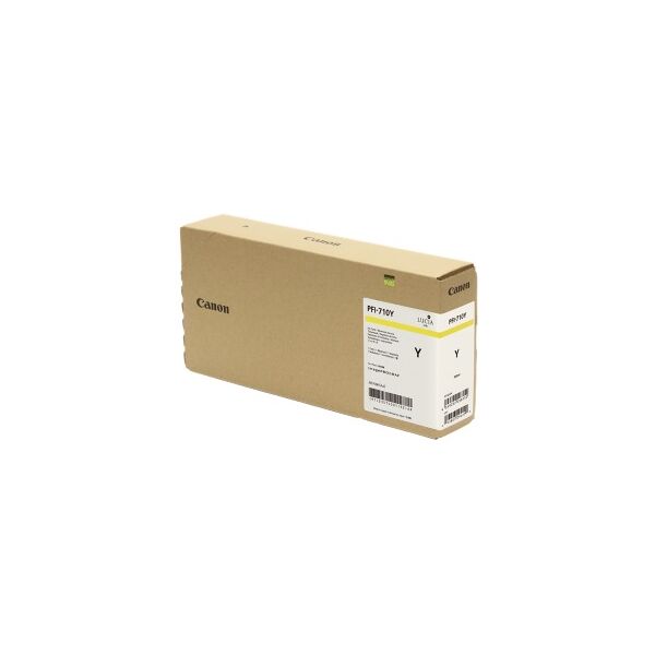 canon cartuccia d'inchiostro giallo pfi-710y 2357c001 700ml originale