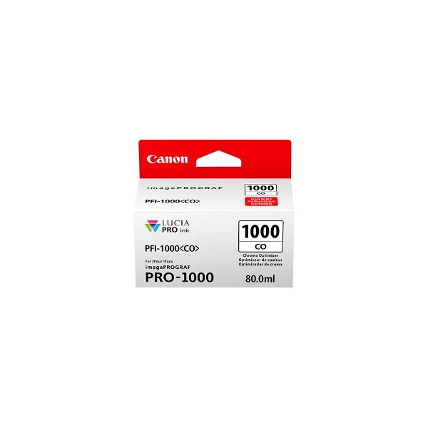 canon cartuccia d'inchiostro trasparente pfi-1000co 0556c001 680 copie 80ml chroma optimiz originale