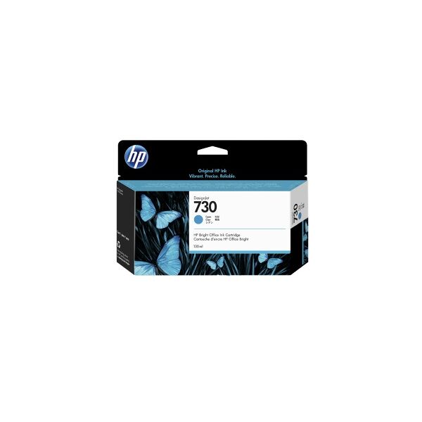 hp cartuccia d'inchiostro ciano p2v62a 730 130ml originale