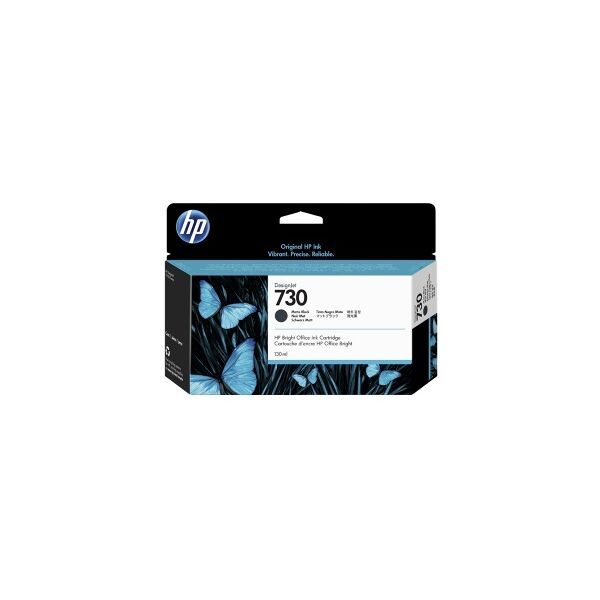 hp cartuccia d'inchiostro nero (opaco) p2v65a 730 130ml originale