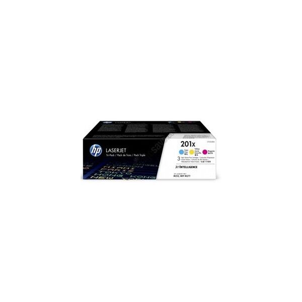 hp multipack ciano / magenta / giallo cf253xm 201x originale