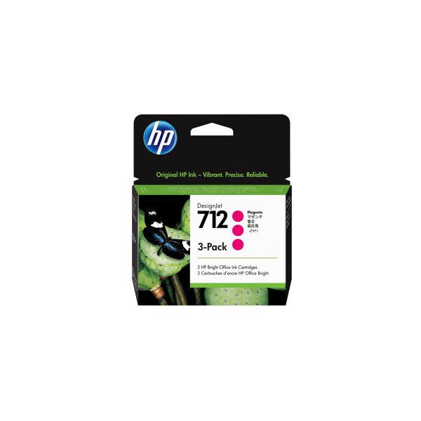 hp multipack magenta 3ed78a 712 originale