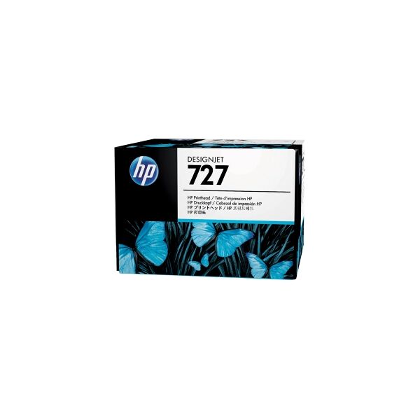 hp testina per stampa nero / ciano / magenta / giallo b3p06a 727 originale