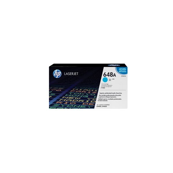 hp toner ciano ce261a 648a 11000 copie originale