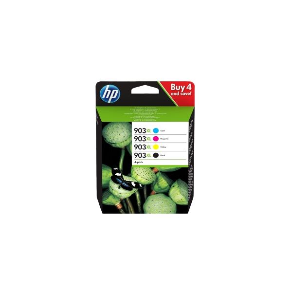 hp multipack nero / ciano / magenta / giallo 3hz51ae mcvp 01 903 xl originale