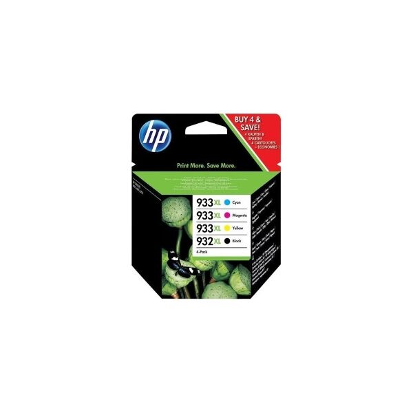 hp multipack nero / ciano / magenta / giallo c2p42ae mcvp 01 932xl+933xl originale