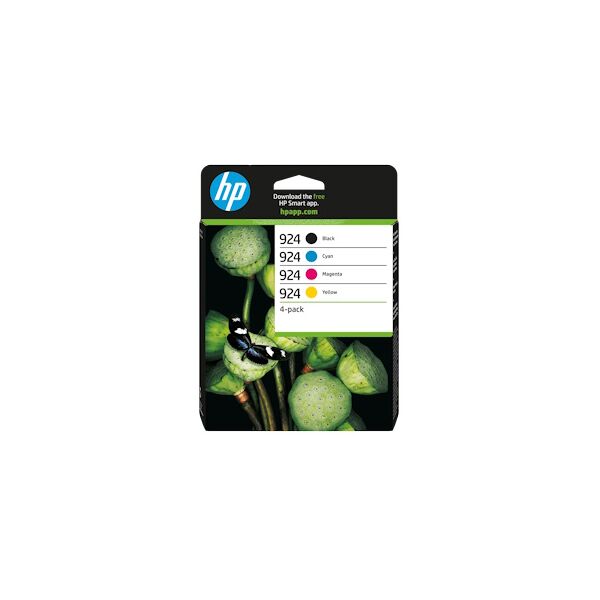 hp multipack nero / ciano / magenta / giallo 6c3z1ne 924 1700 copie confezione da 4 cartuc originale