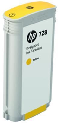 hp cartuccia d'inchiostro giallo f9j65a 728 130ml originale