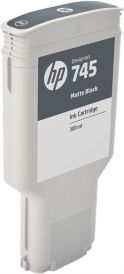 hp cartuccia d'inchiostro nero (opaco) f9k05a 745 300ml originale