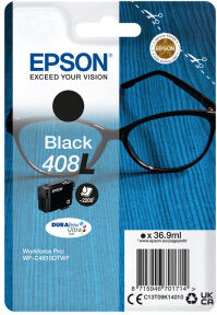 epson cartuccia d'inchiostro nero c13t09k14010 408l 2200 copie 36,9ml originale