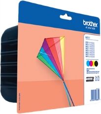 Brother Multipack Nero / Ciano / Magenta / Giallo Lc-223 Lc223Valbpdr 4 Cartucce D'Inchios Originale