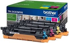 Brother Multipack Nero / Ciano / Magenta / Giallo Tn-243Cmyk Originale