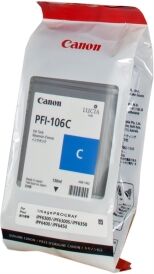 Canon Cartuccia D'Inchiostro Ciano Pfi-106C 6622B001 130Ml Originale